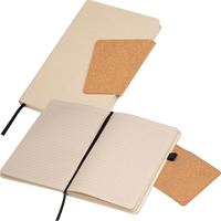 NOTES A5 IN CARTONE DEL LATTE RICICLATO E SUGHERO